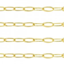 DQ Metal belcher chain anchor cable 7x3mm Gold